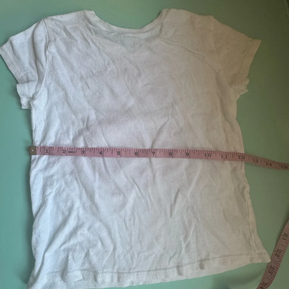 The Children's Place White Short Sleeve Tee with Unicorn Design